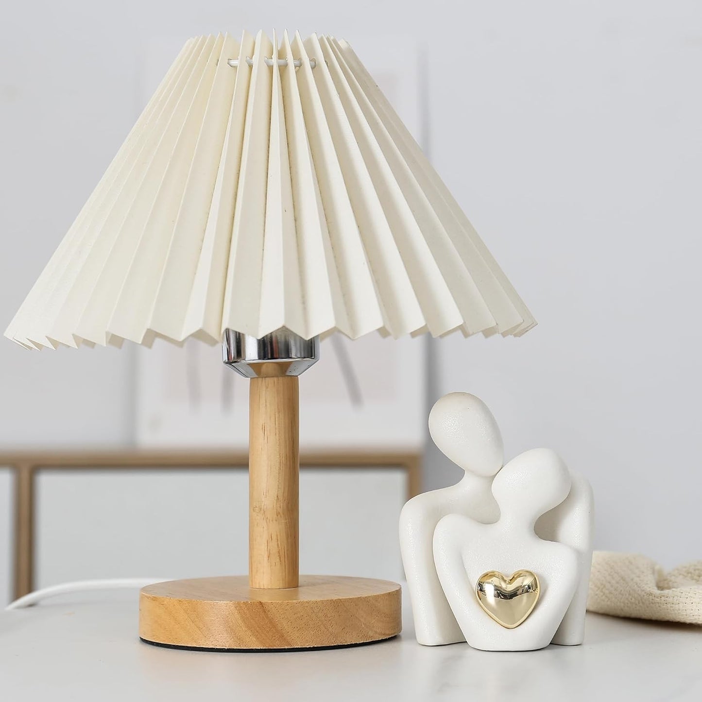 Hugging Couple Ceramic Statue Romantic Home Decor Gift