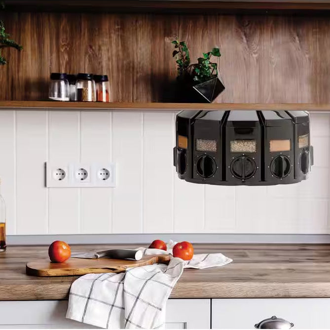 Select a Spice Plastic Black Spice Carousel