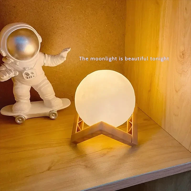 Book Light LED Moon Light Galaxy Light, Moon Night Light, Girl, Boy, Child Birthday Gift, Bedroom Decoration Indoor Lighting