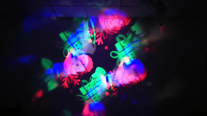 LED Christmas Projector Light Laser Landscape Xmas Moving Fairy Lamp Home Decor