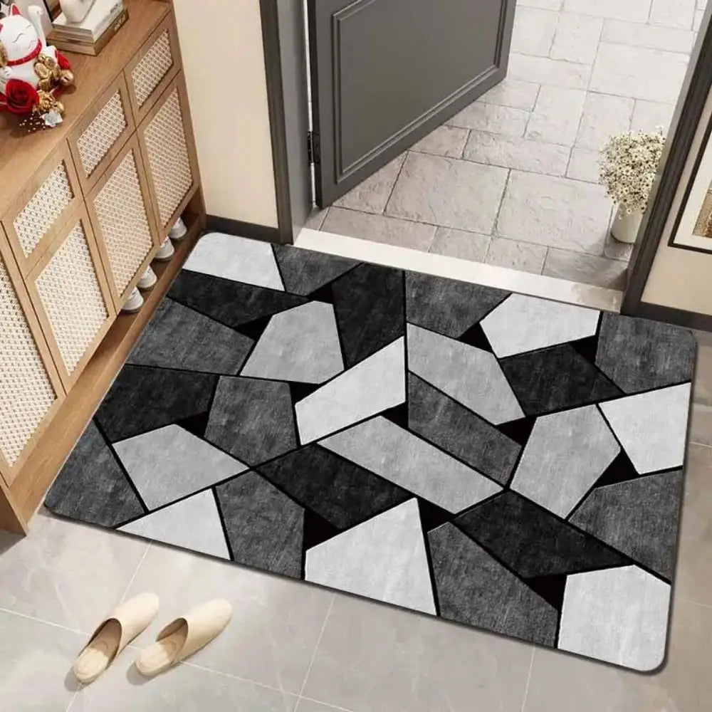 Home Indoor Floor Mat for Bathroom Toilet Bedroom Entryway Doorway House Decoration Soft Washable Durable Rug for Living Room